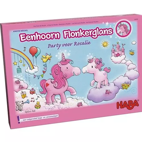 Haba Samenwerkingsspel Eenhoorn Party Rosalie 1 Haba Samenwerkingsspel Eenhoorn Party Rosalie
