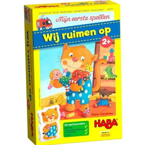 Haba Mijn Eerste Spellen - Wij Ruimen Op 1 Haba Mijn Eerste Spellen - Wij Ruimen Op