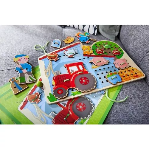 Haba Rijgspel Boerderij 3 Haba Rijgspel Boerderij - Afbeelding 3